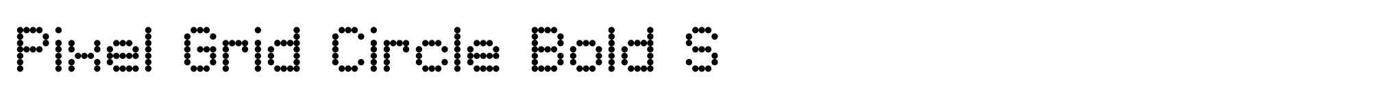 Pixel Grid Circle Bold S image